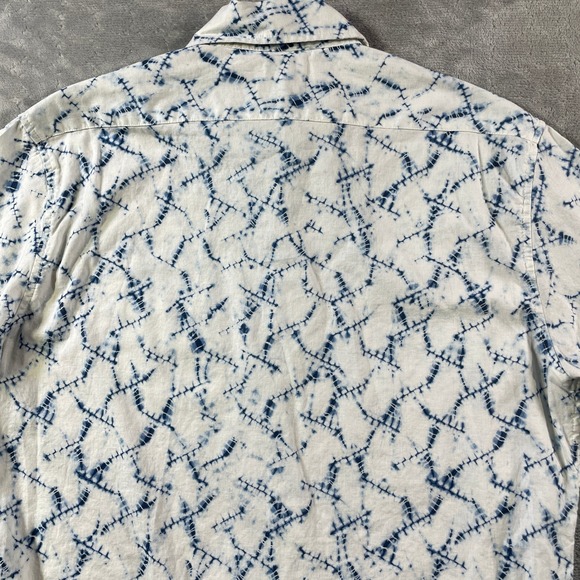 Taylor Stitch Dailola Shirt Mens 42 Large The Davis Linen Blend Luxury Preppy - Picture 8 of 11